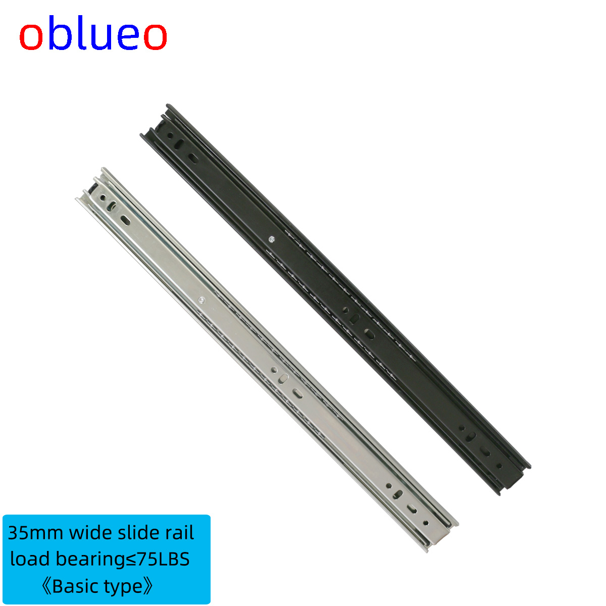35mm wide slide rail 《Three Section – Basic Style》