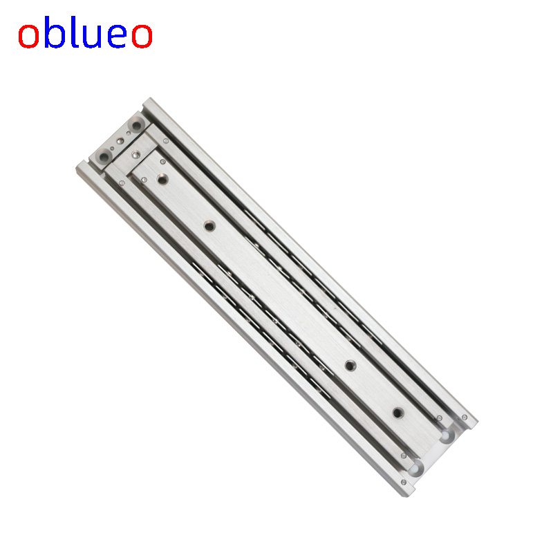 80mm wide slide rail《three sections》-aluminum alloy